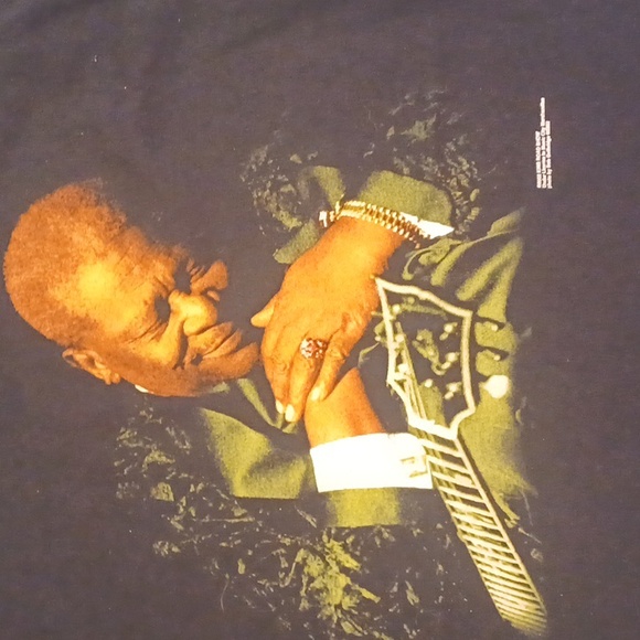B.B. King Concert Tee Shirt 2002 King road show men's size large - Picture 4 of 6